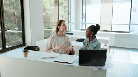 business meeting in a modern classroom