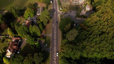 Vereinigtes-Königreich-Kent-Land-Drohnenaufnahmen,-Luftaufnahmen