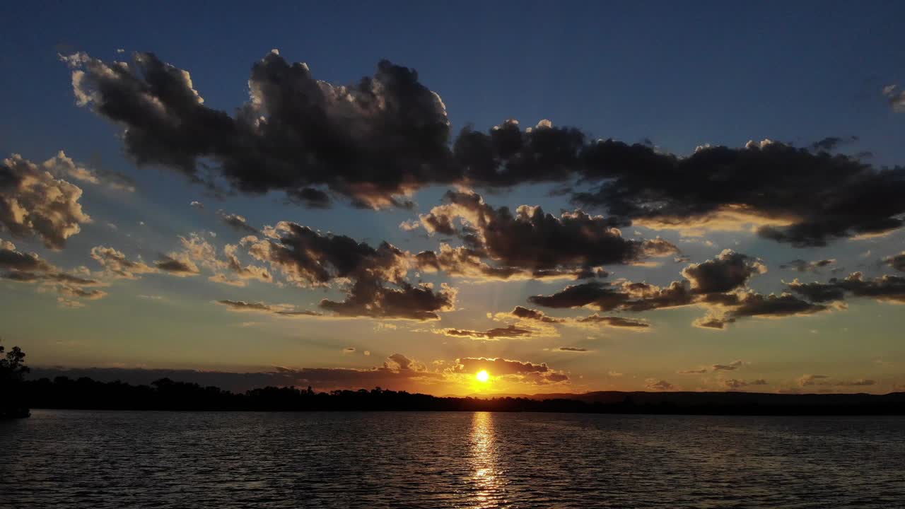 Sunset over Lake Macquarie, New South Wales, Australia