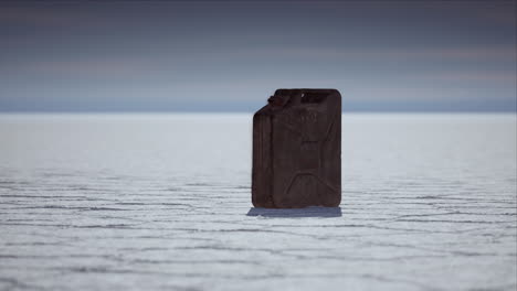 old-metal-fuel-canister-at-salt-flats-in-Utah