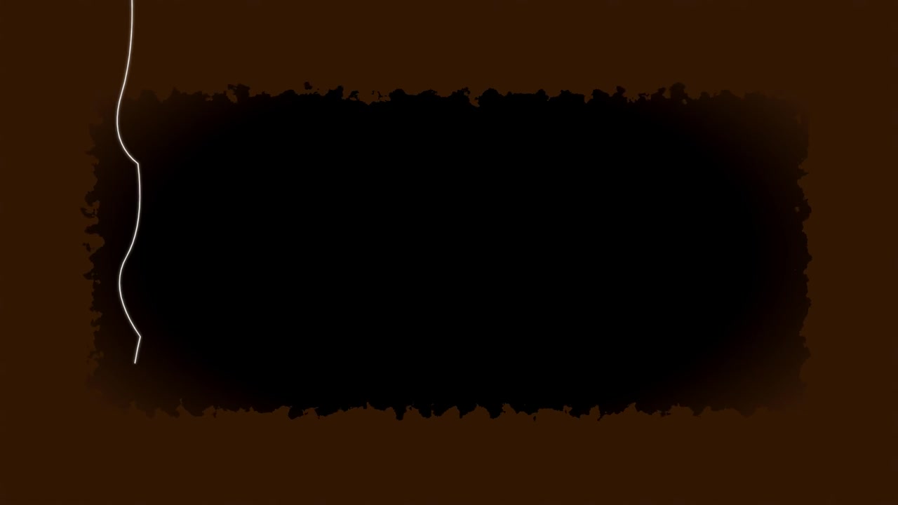 Abstract Brown Background with Wavy Vertical Line and Dark Vignette