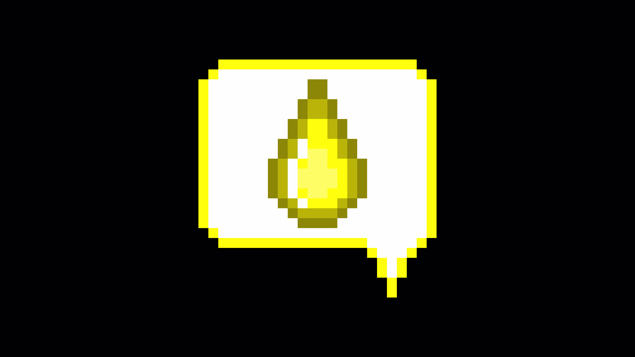 Pixel art animationsikon taleboble (3)