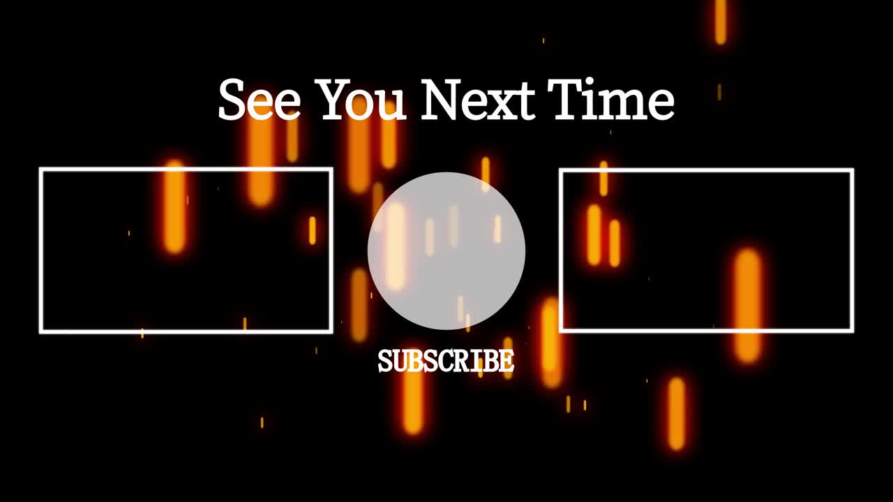 iluminación del objeto tarjeta final pantalla final gráficos de movimiento