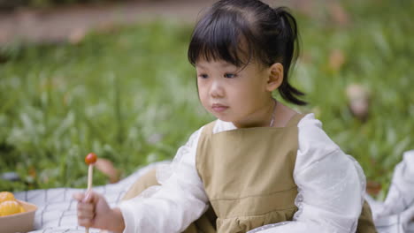 asian kid at the park