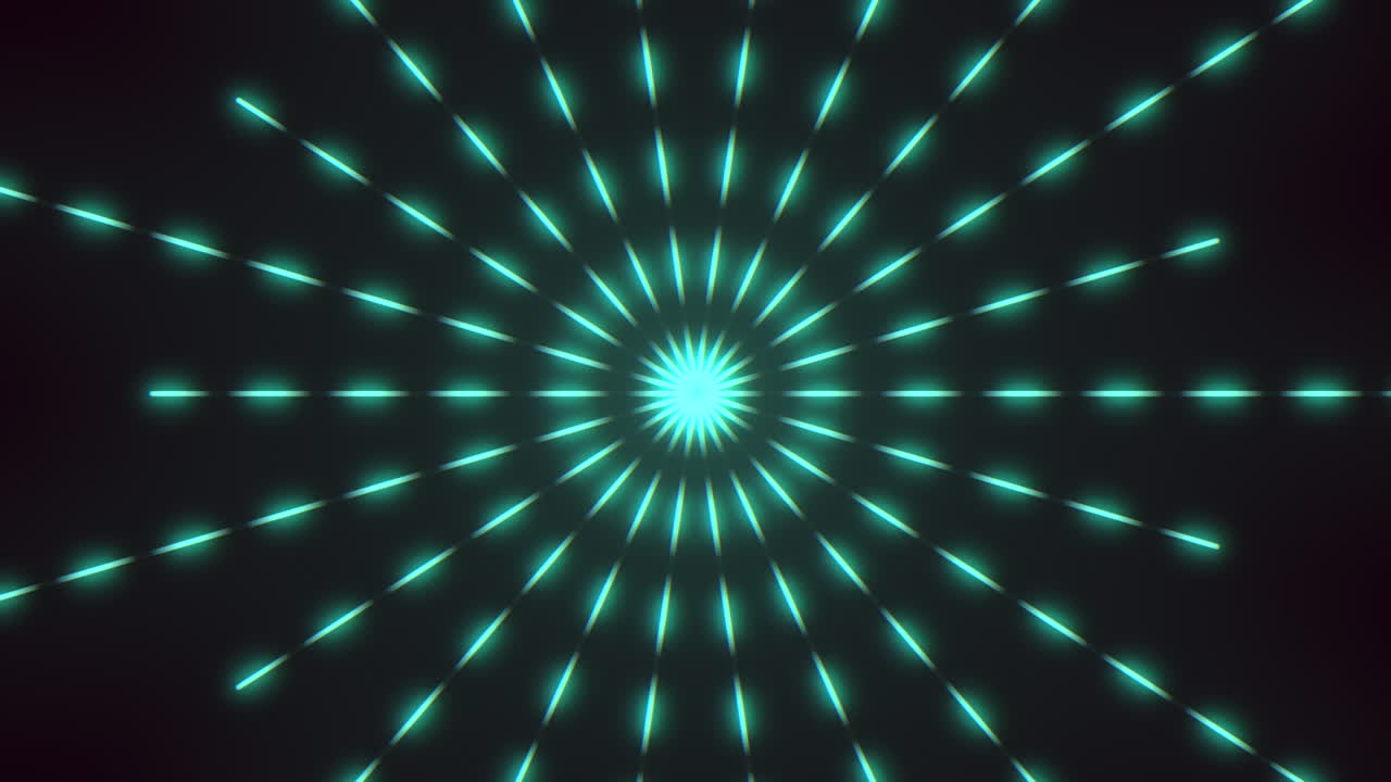 Spiraling light blue lines against dark background