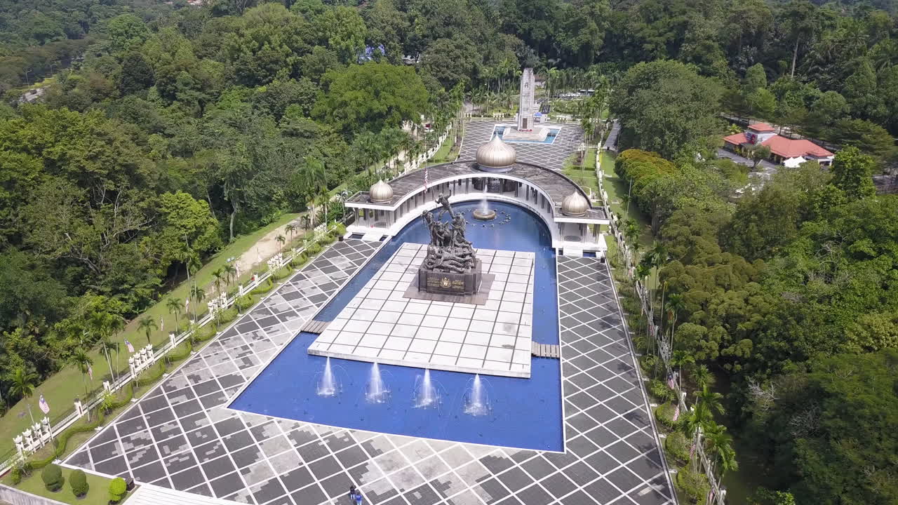 imágenes de drones 4k tugu negara