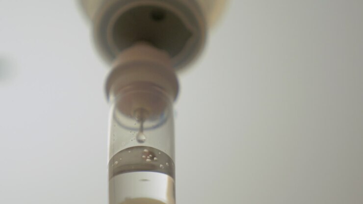 Medicine dropper in hospital