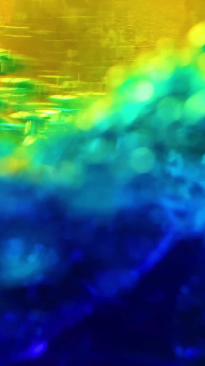 líquidos vibrantes que interactúan en un entorno de laboratorio