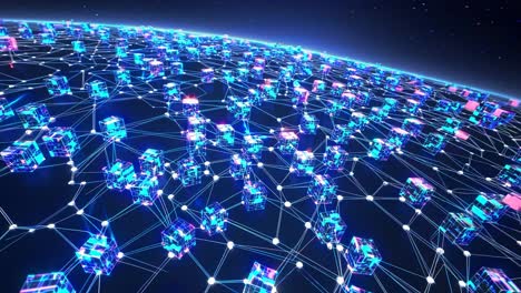 Global Network of Cubes