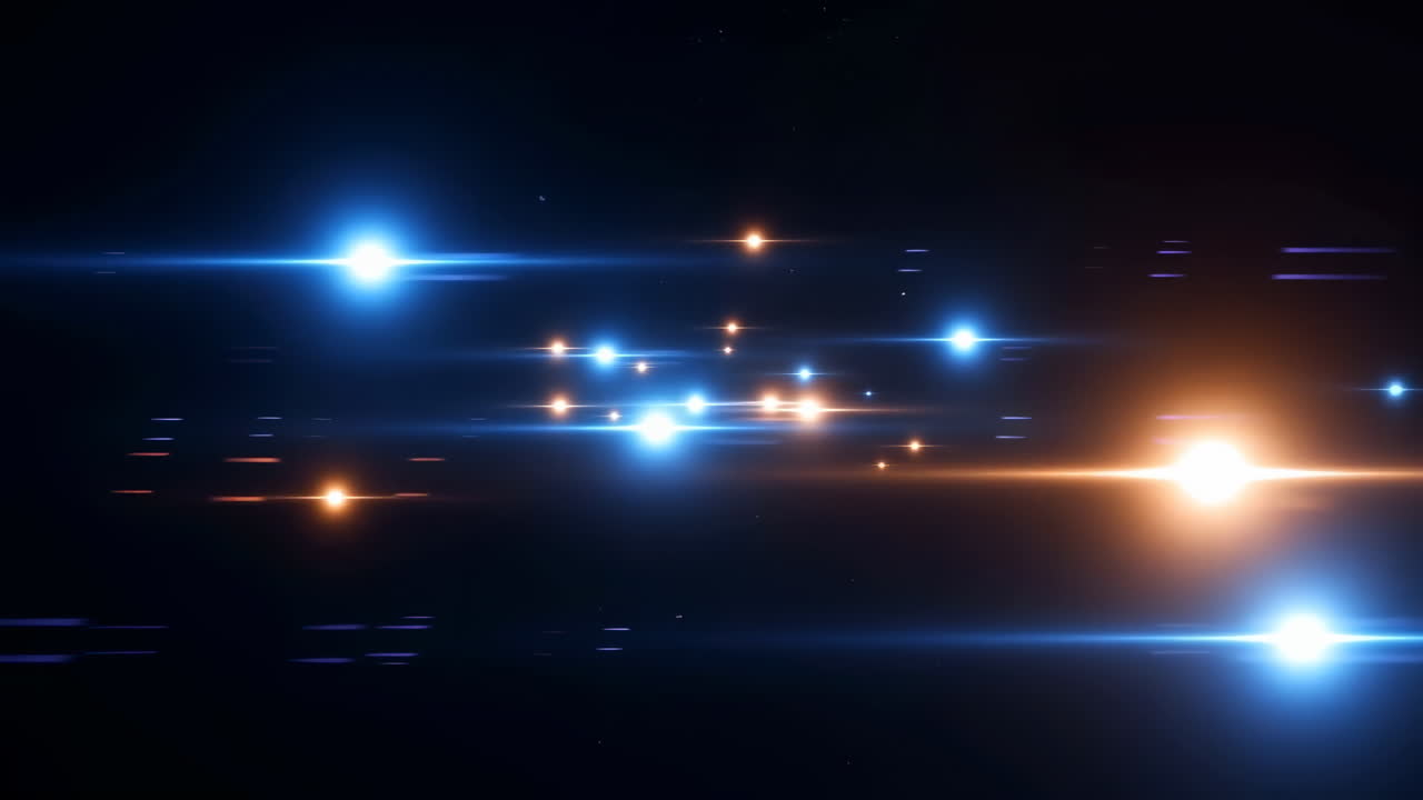 Luci cosmiche nel cielo notturno