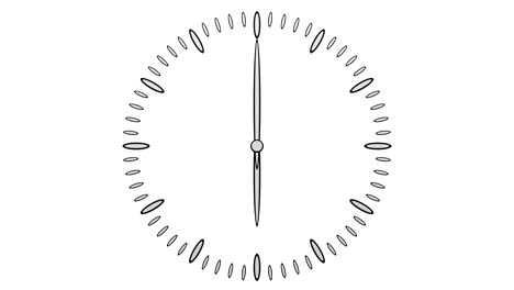 animación del lapso de tiempo de la cara del reloj.