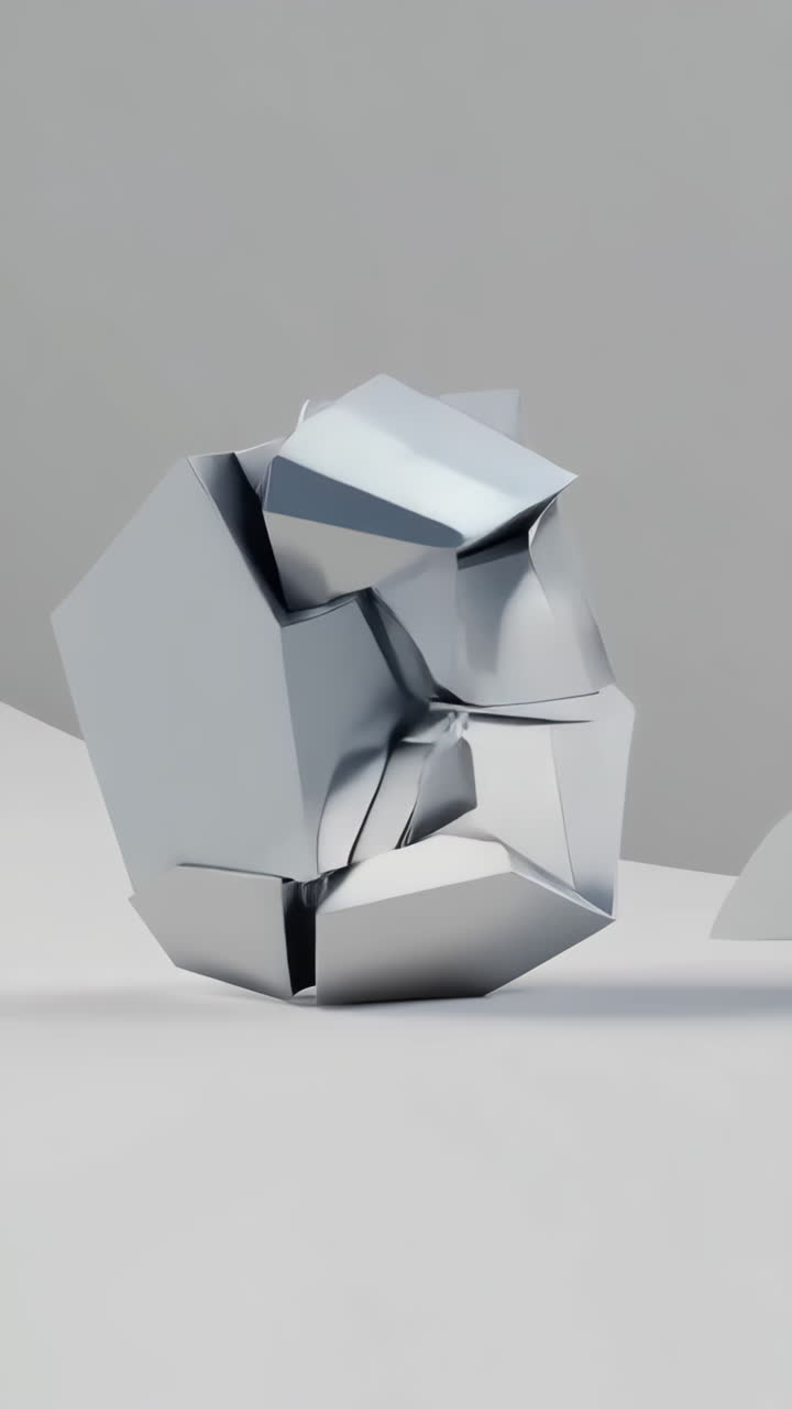 formas geométricas abstractas renderizado en 3d