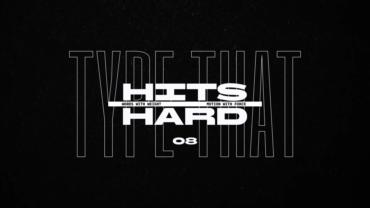 Bold Titles 08
Bold Titles
Adobe After Effects 2023
Resolution 3840×2160