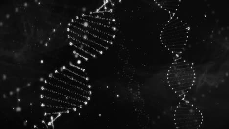 abstract dna and data visualization