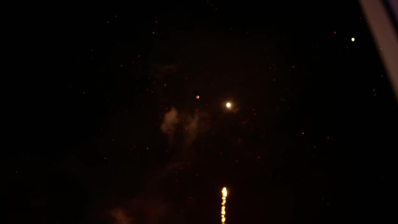 4K New year's eve fireworks celebration fireworks background