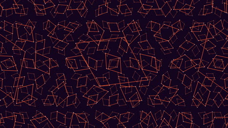 abstract geometric design featuring orange and black lines and shapes on a dark backdrop, suitable for web backgrounds or product design elements