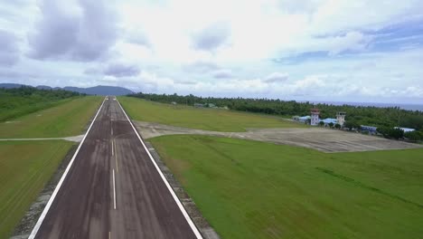 ah - runaway of small airport at weh island