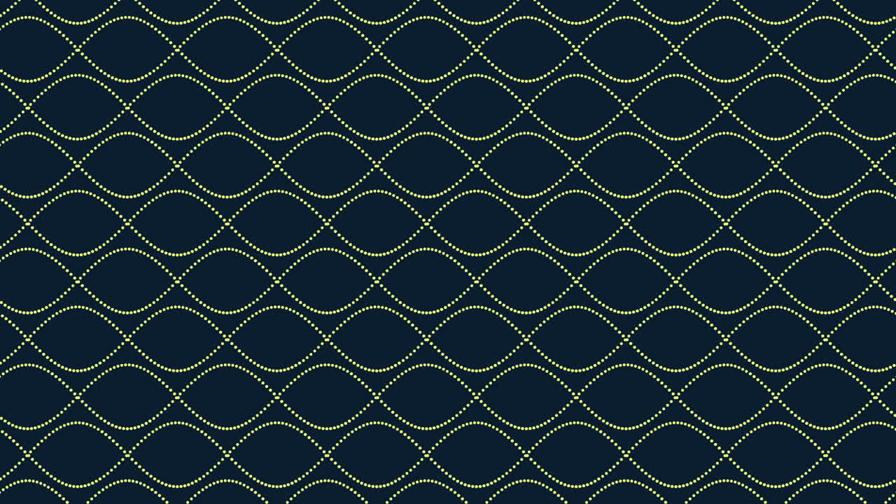 Dalgalı çizgiler ve küçük karelerle oluşturulan çarpıcı bir geometrik desen, mavi ve siyah renk düzeninde elmas şeklinde bir motif oluşturarak karmaşık ve görsel olarak büyüleyici bir tasarım meydana getiriyor
