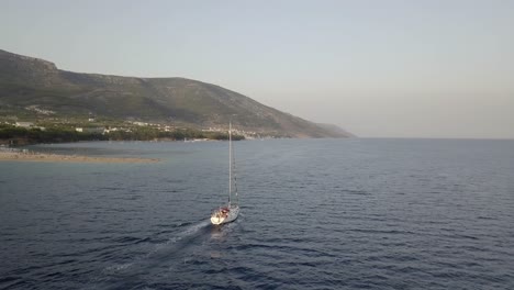 AERIAL:-Zlatni-rat-beach-in-Croatia