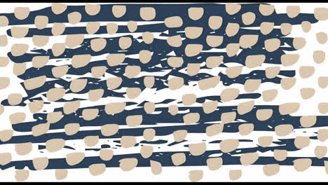 abstract pattern with beige dots and dark shapes