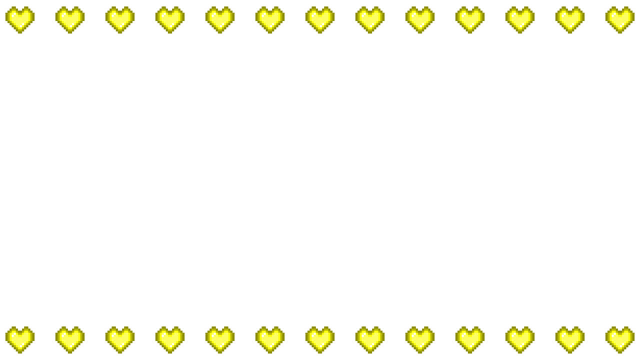 Pixel Art Mini Heart Frame Animated Overlay 1080p Transparent 30 fps (3).mov