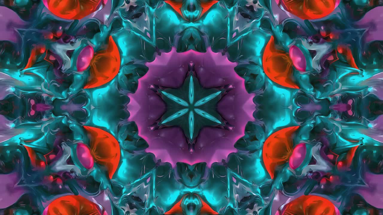 patrón de kaleidoscopio abstracto
