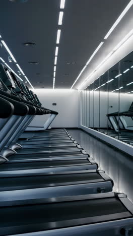 modern gym treadmills
