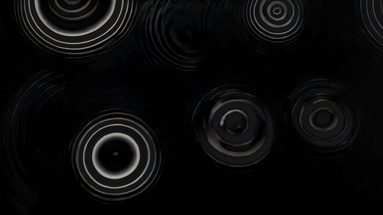Calm ripples on water surface animated overlay, transparent 4K video, alpha channel, ProRes 4444