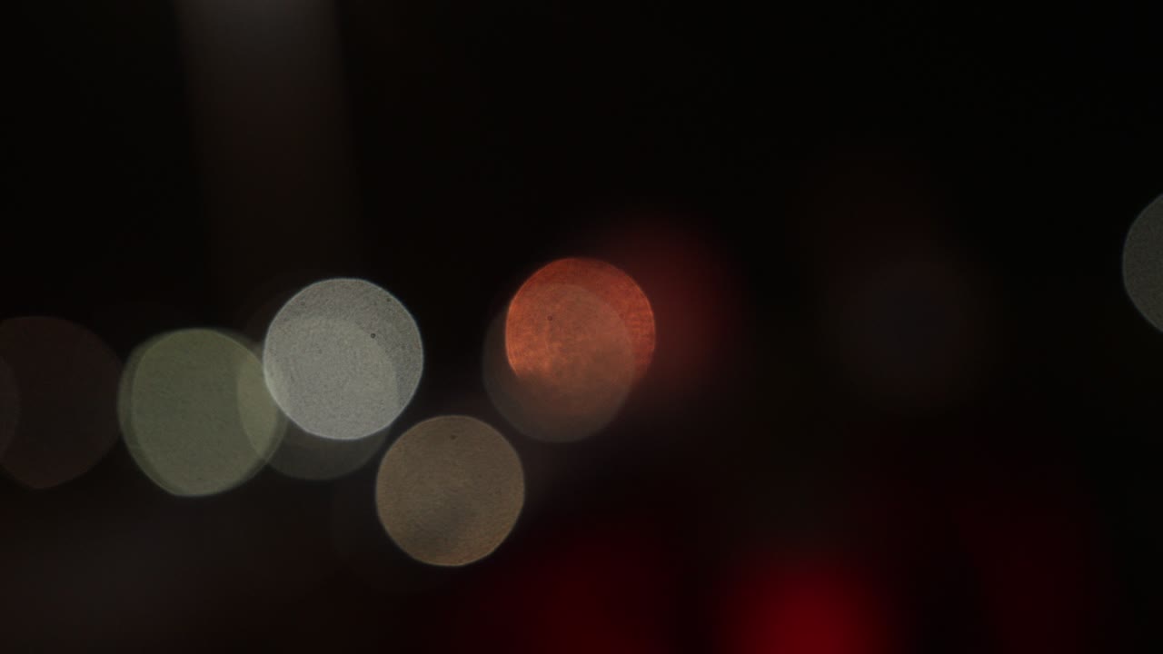 Boke defocused image of lights at night