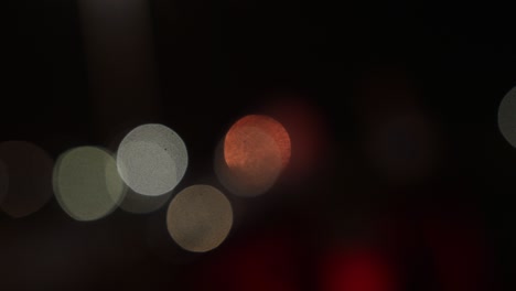 boke defocused image of lights at night