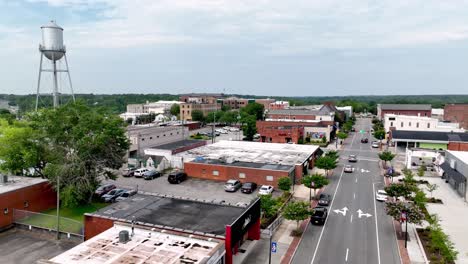 rockingham nc, north carolina aerial push in