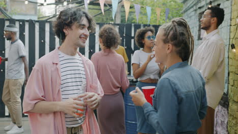 outdoor patio party