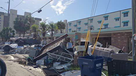 hurricane aftermath: devastating damage to coastal homes and properties