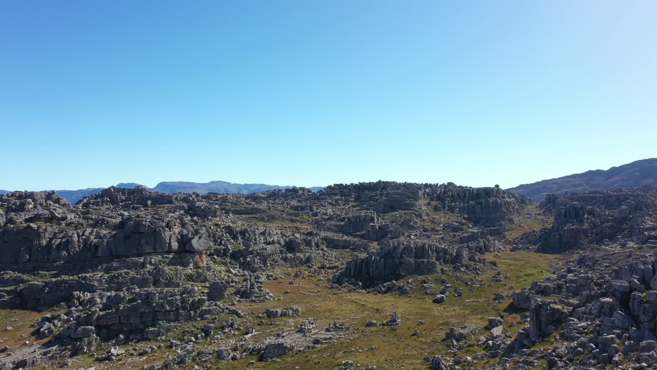Luftoptagelser af Cedarberg-bjergene.
