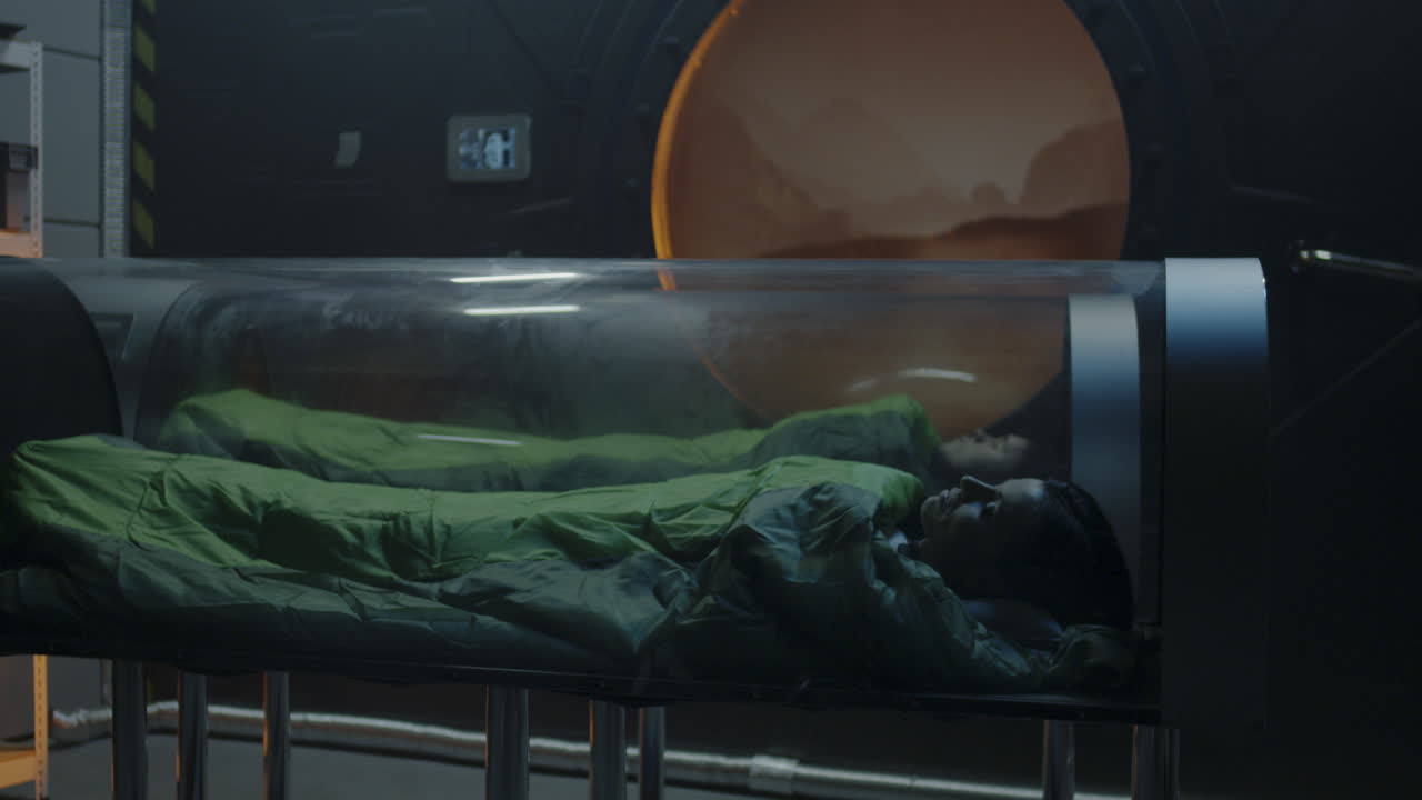 Cryo-Sleep Experiment in a Space Research Facility