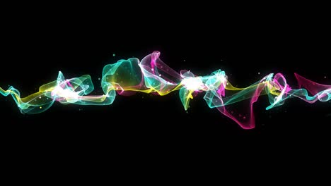 el fondo abstracto de la partícula danzante