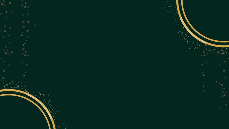 golden frame with circles animation