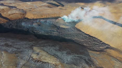 fagradalsfjall volcano erupting in iceland