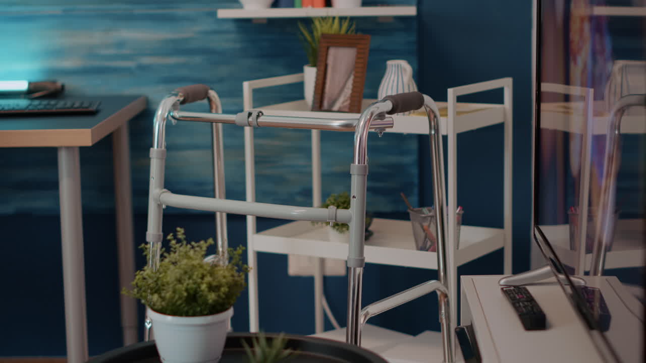 Walker in home interior