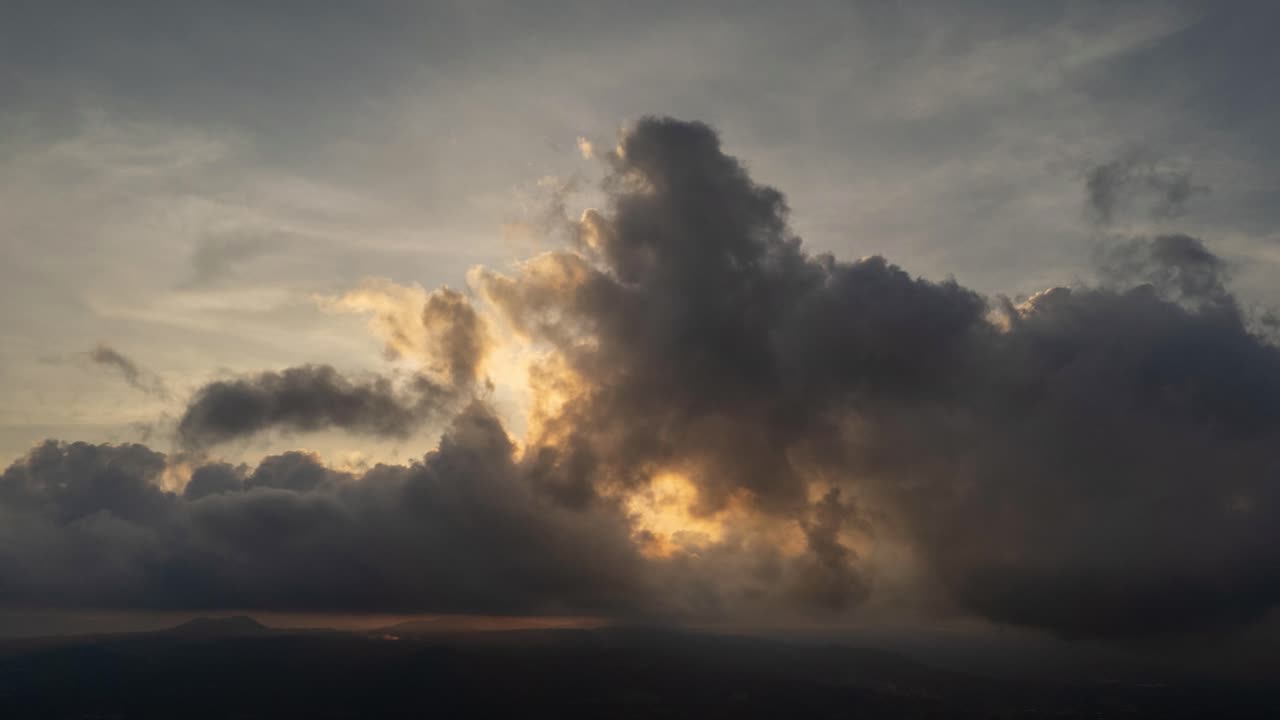 Mesmerizing time-lapse of clouds drifting across the sky, revealing nature's quiet motion.