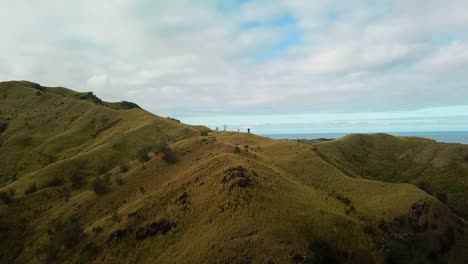 fiji - flying over the hills of blue lagoon