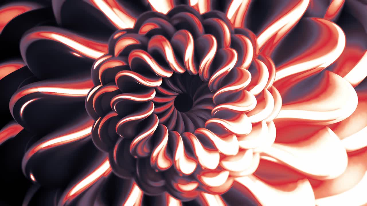 diseño de espiral 3d abstracto