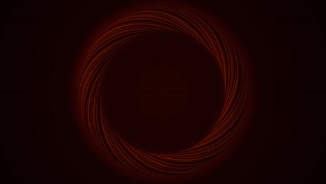 abstract rotation angel wings ring background. abstract seamless loop background red luminous swirling glowing circle