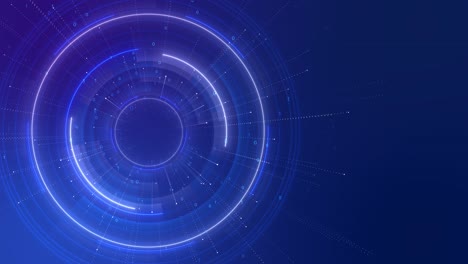 blue futuristic modern scifi concept scifi virtual reality hud circle interfaces 3d high tech
