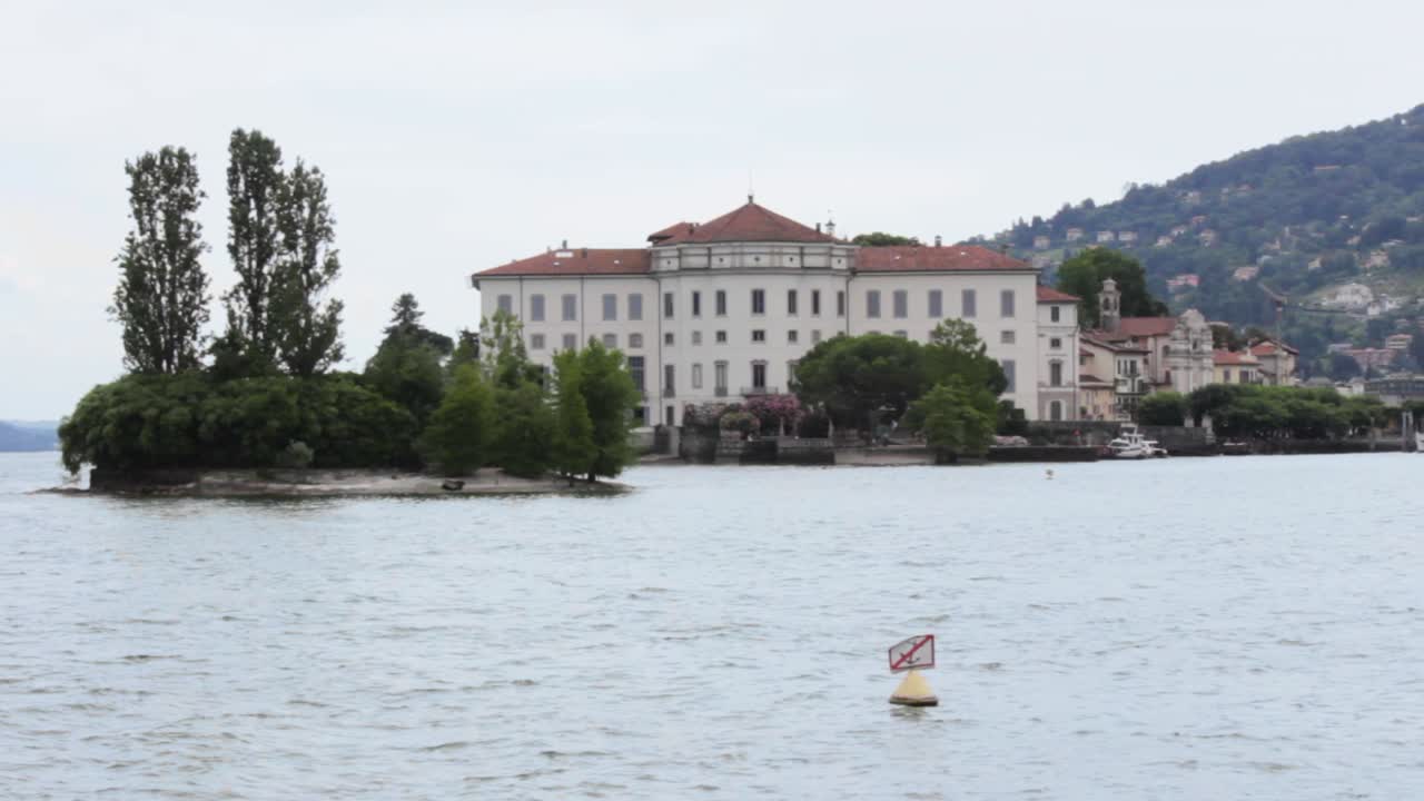 algunas imágenes filmadas durante un viaje en el lago maggiore, italia