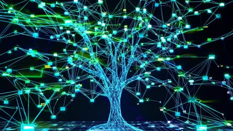 digital network tree visualization