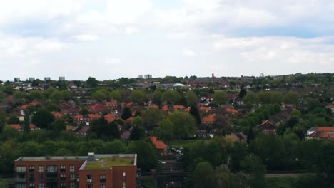 vista aerea de las casas en londres