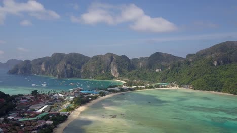 beautiful aerial footage of thailand