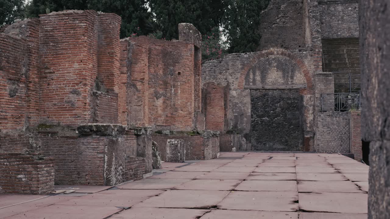 Pompeii's serene ancient corridor, Italy
