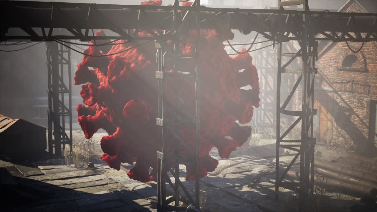 비어있는 도시 거리에서 코로나바이러스 코로나19 격리